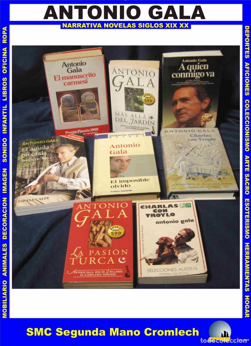 Libros de segunda mano: 8 Novelas de ANTONIO GALA - Foto 1