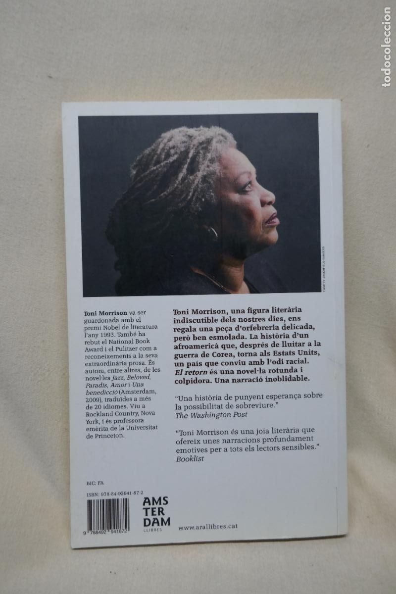 Libros de segunda mano: EL RETORN - TONI MORRISON - (EN CATALAN) - Foto 13