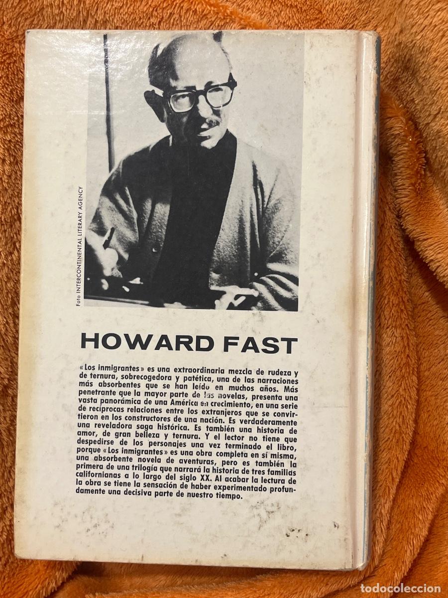 Libros de segunda mano: Libro Los Inmigrantes | Howard Fast | 1979 - Foto 2