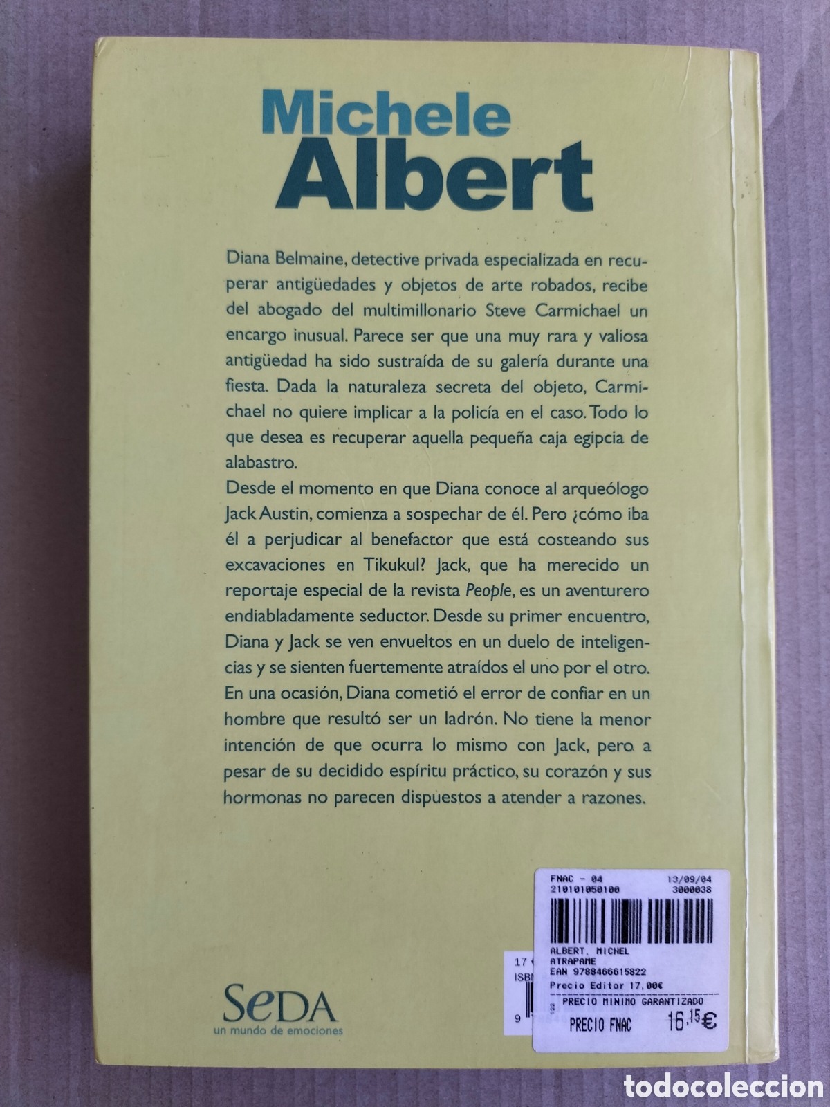 Libros de segunda mano: Atr&aacute;pame. Michele Albert. Ediciones B, 2004. Libro - Foto 9