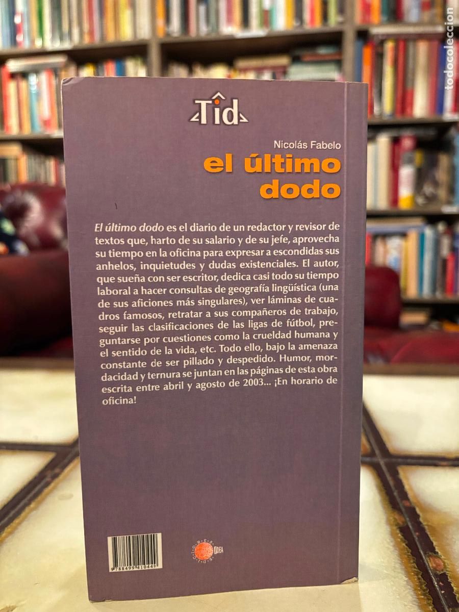 Libros de segunda mano: El &uacute;ltimo dodo. Nicol&aacute;s Fabelo. - Foto 2