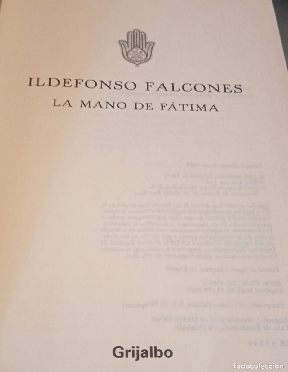 Libros de segunda mano: La Mano De F&aacute;tima de Ildefonso Falcones - Foto 2
