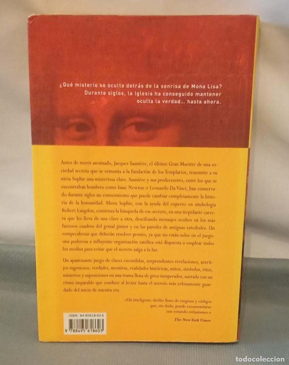Libros de segunda mano: El c&oacute;digo Da Vinci...Dan Brown - Foto 2