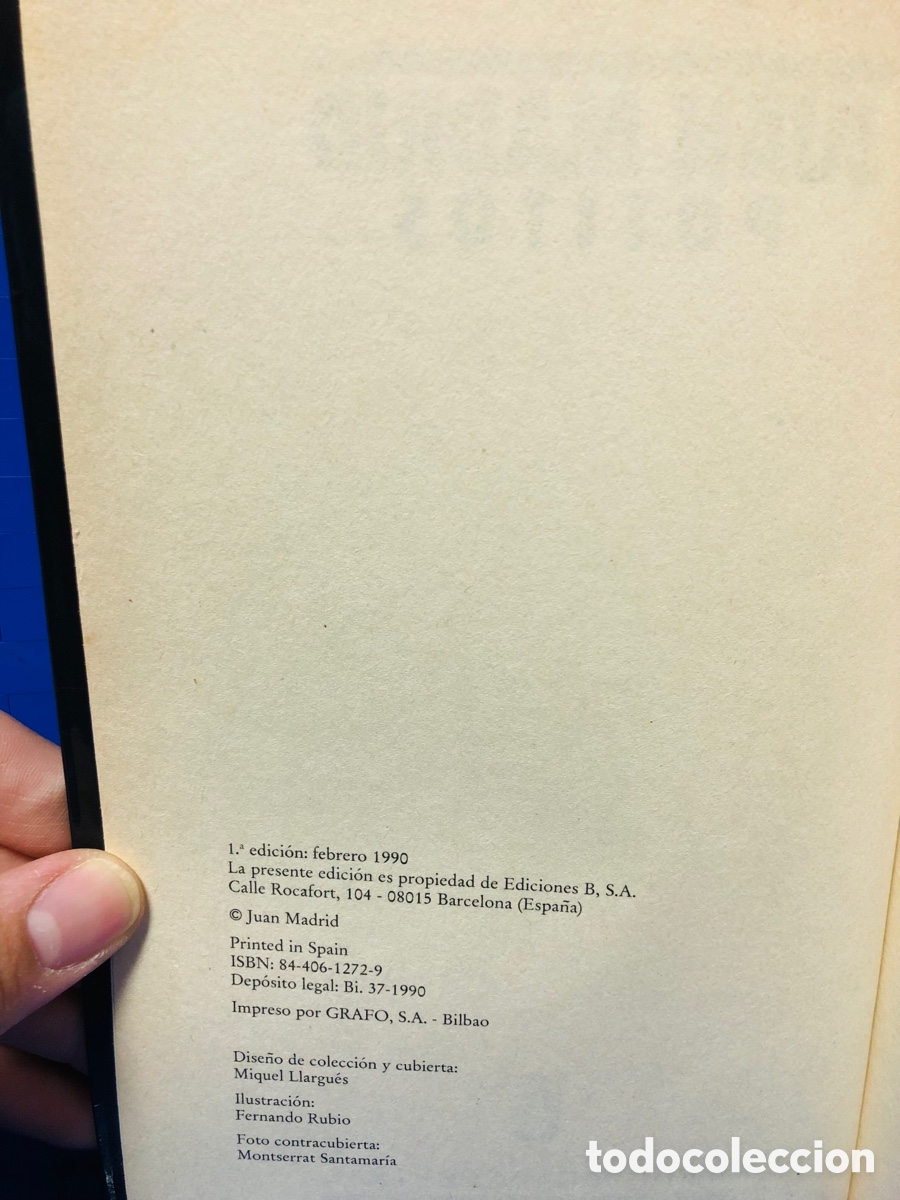 Libros de segunda mano: POTITOS - JUAN MADRID - EDICIONES B - 1990 - Foto 4