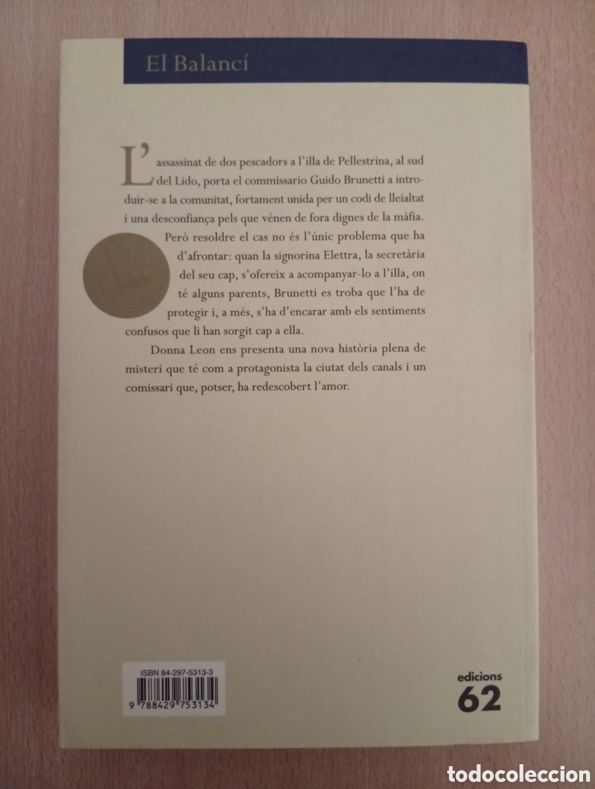 Libros de segunda mano: UN MAR DE PROBLEMES. Donna Leon - Foto 2
