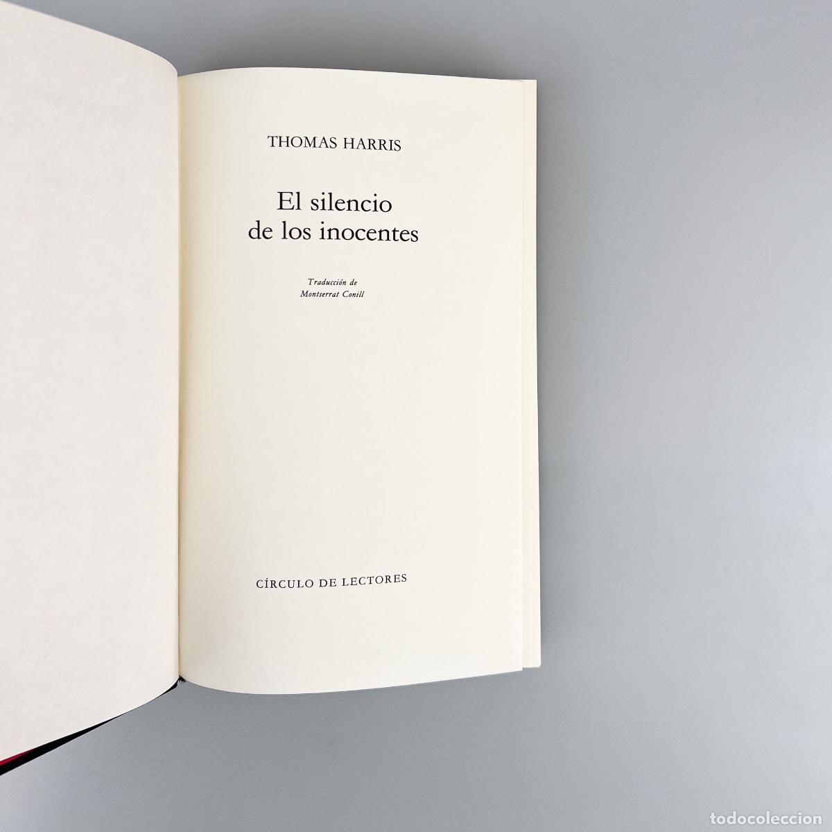 Libros de segunda mano: El silencio de los inocentes, Thomas Harris - Foto 2