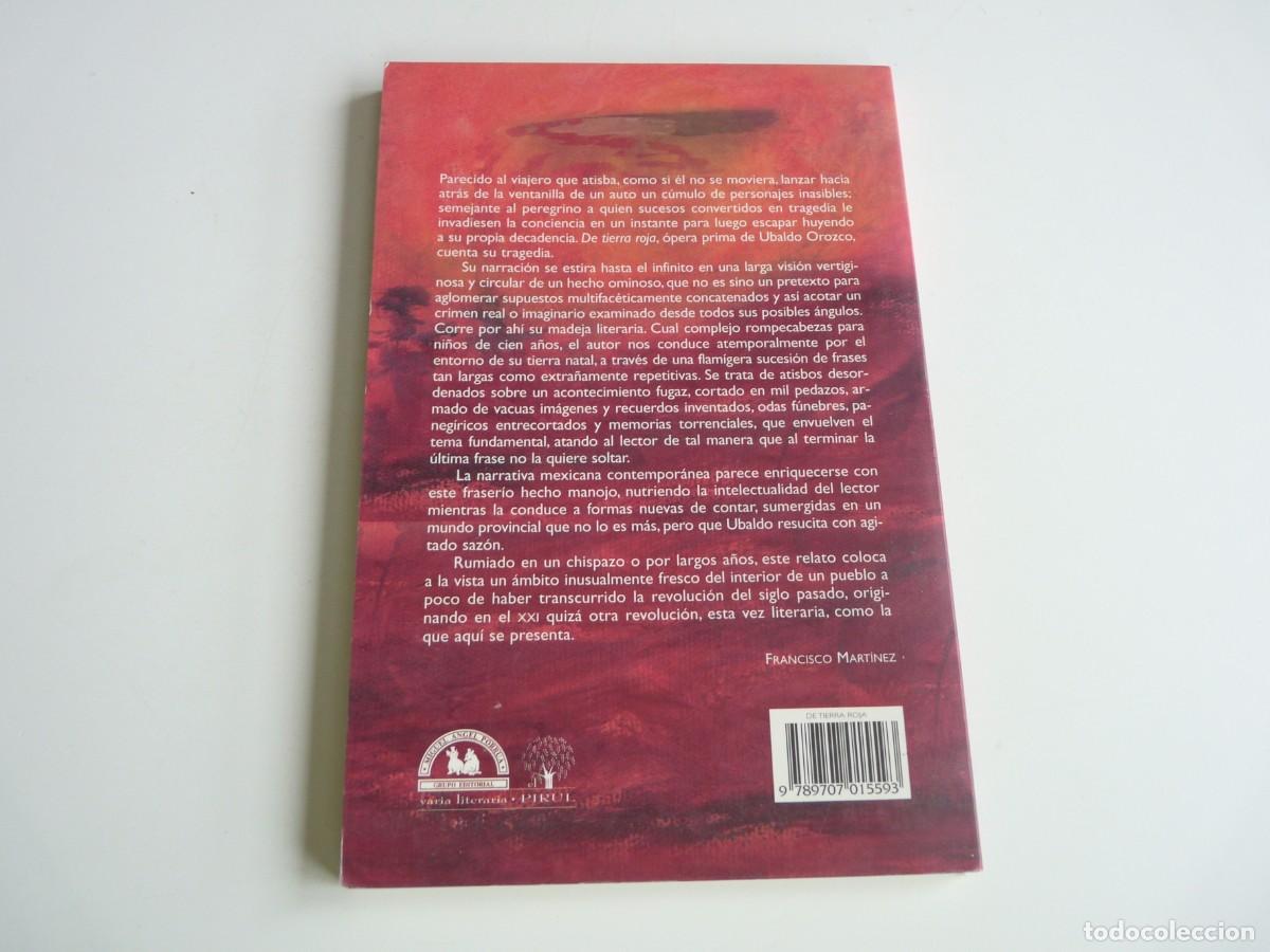 Libros de segunda mano: De tierra roja Ubaldo Orozco Ref: 2-111 - Foto 5