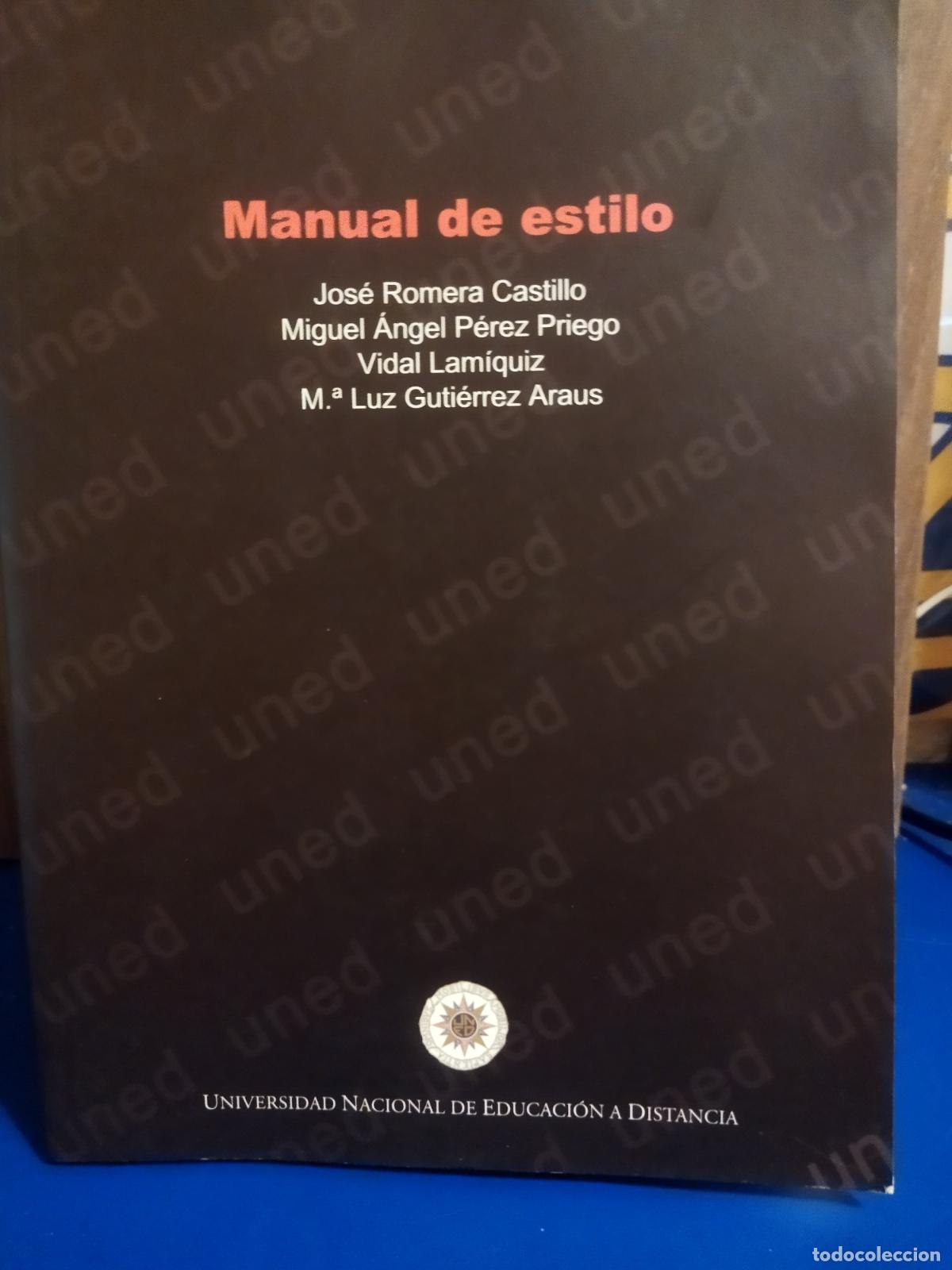 Libros de segunda mano: Manual de estilo Jos&eacute; Romera Castillo - Foto 1