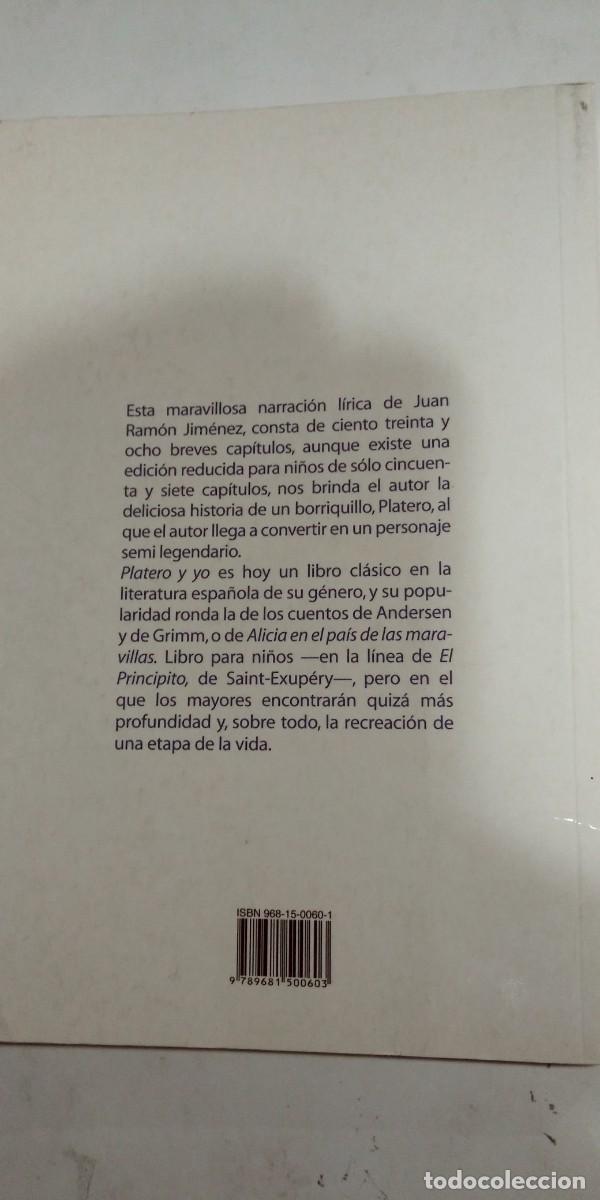 Libros de segunda mano: Platero y yo Juan Ram&oacute;n Jim&eacute;nez - Foto 2