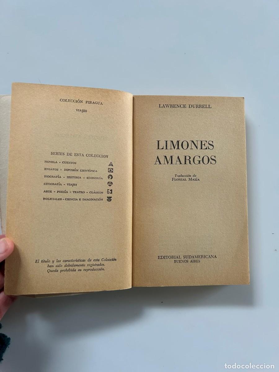 Libros de segunda mano: LIMONES AMARGOS. LAWRENCE DURRELL - Foto 5
