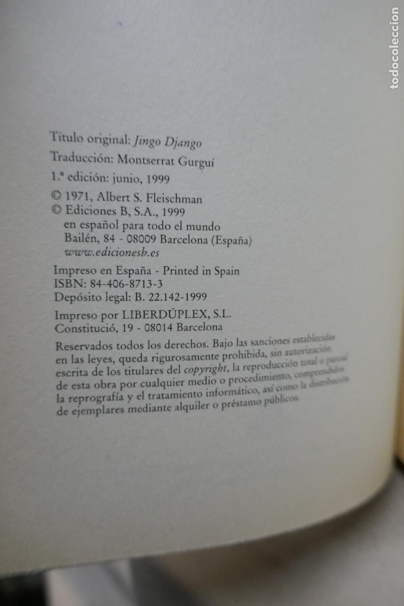 Libros de segunda mano: Jingo Django . Viaje con un desconocido - Sid Fleischman - Foto 6