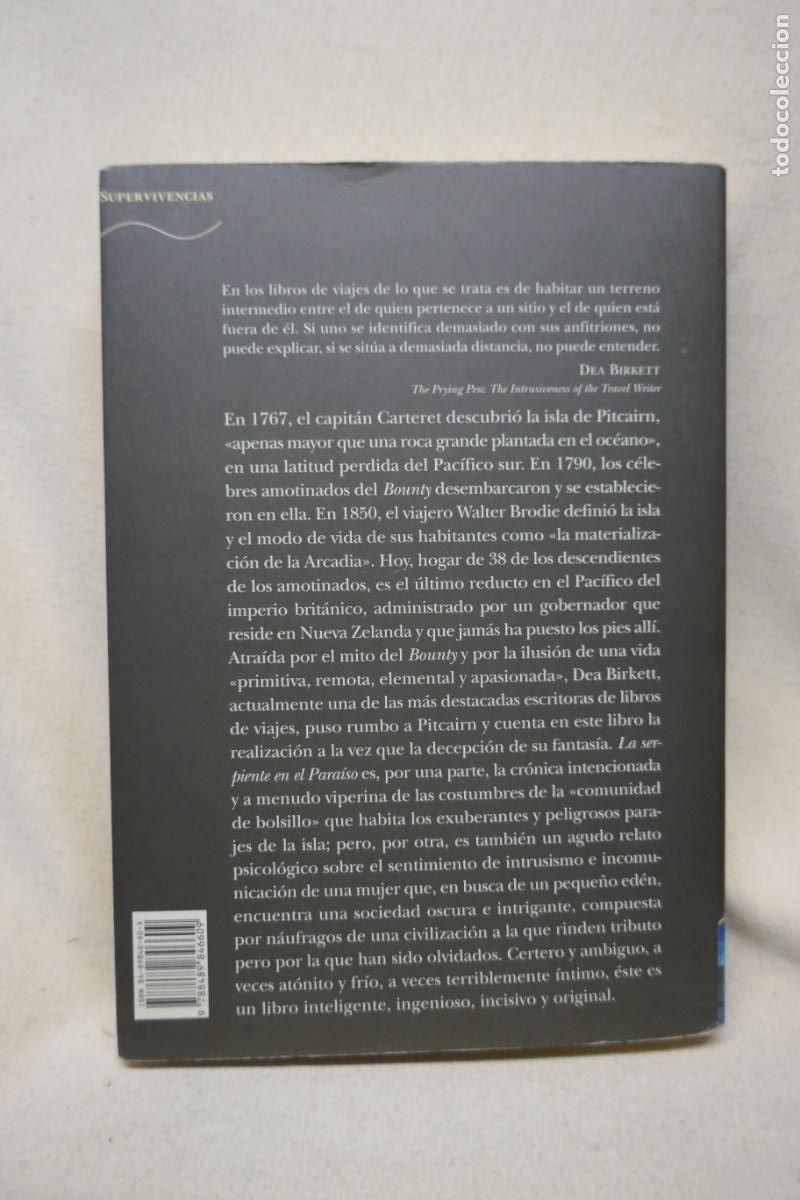 Libros de segunda mano: DEA BIRKETT - LA SERPIENTE EN EL PARA&Iacute;SO - Foto 9