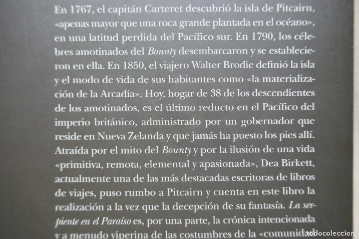 Libros de segunda mano: DEA BIRKETT - LA SERPIENTE EN EL PARA&Iacute;SO - Foto 11