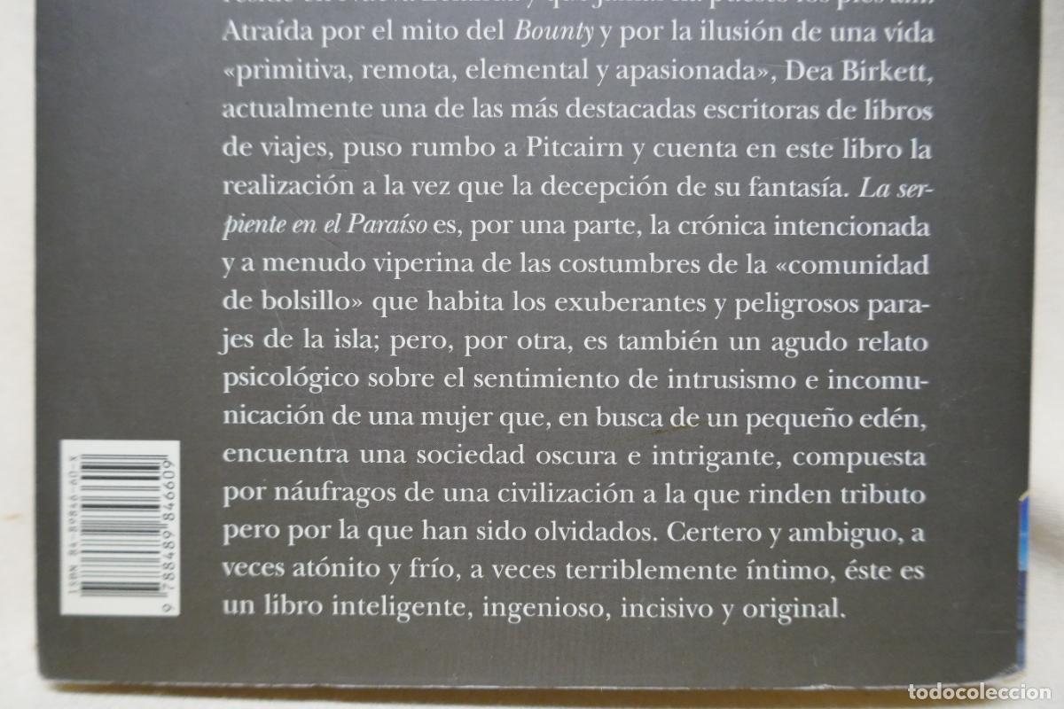 Libros de segunda mano: DEA BIRKETT - LA SERPIENTE EN EL PARA&Iacute;SO - Foto 12