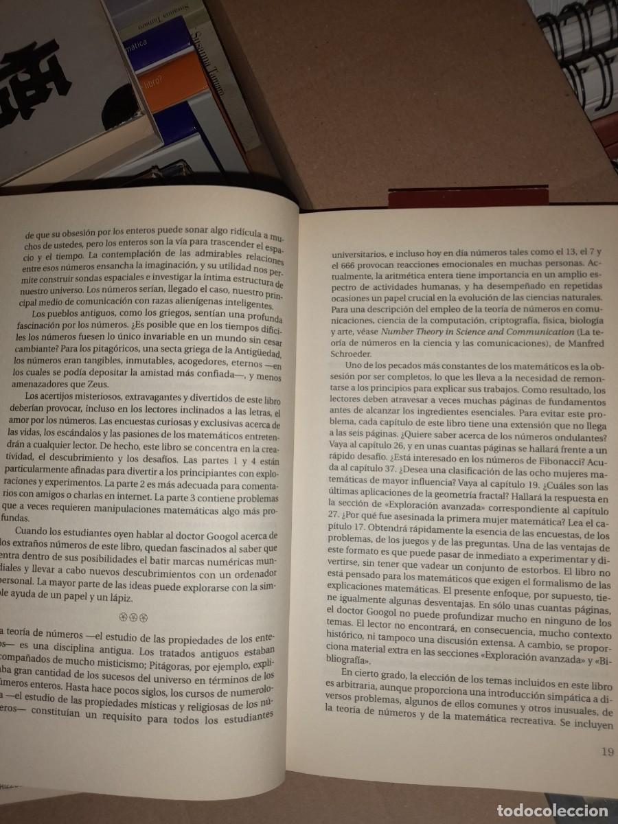 Libros de segunda mano: Libro: El prodigio de los numeros Autor: Clifford A. Pickover - Foto 4