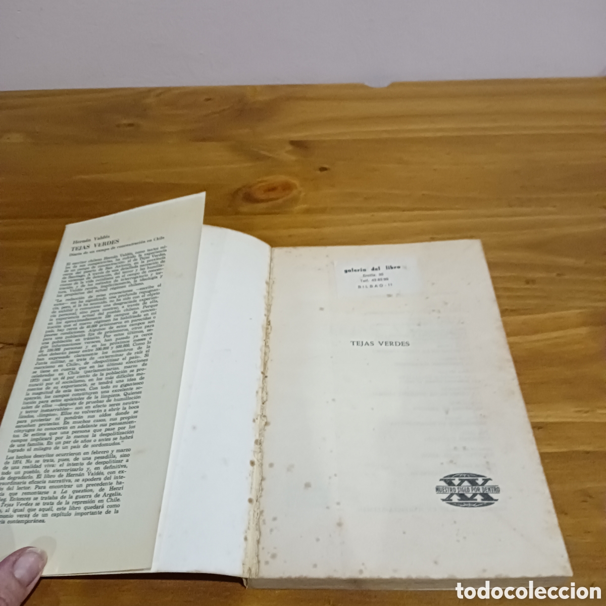 Libros de segunda mano: Tejas verdes. Hernan Vald&eacute;s - Foto 2