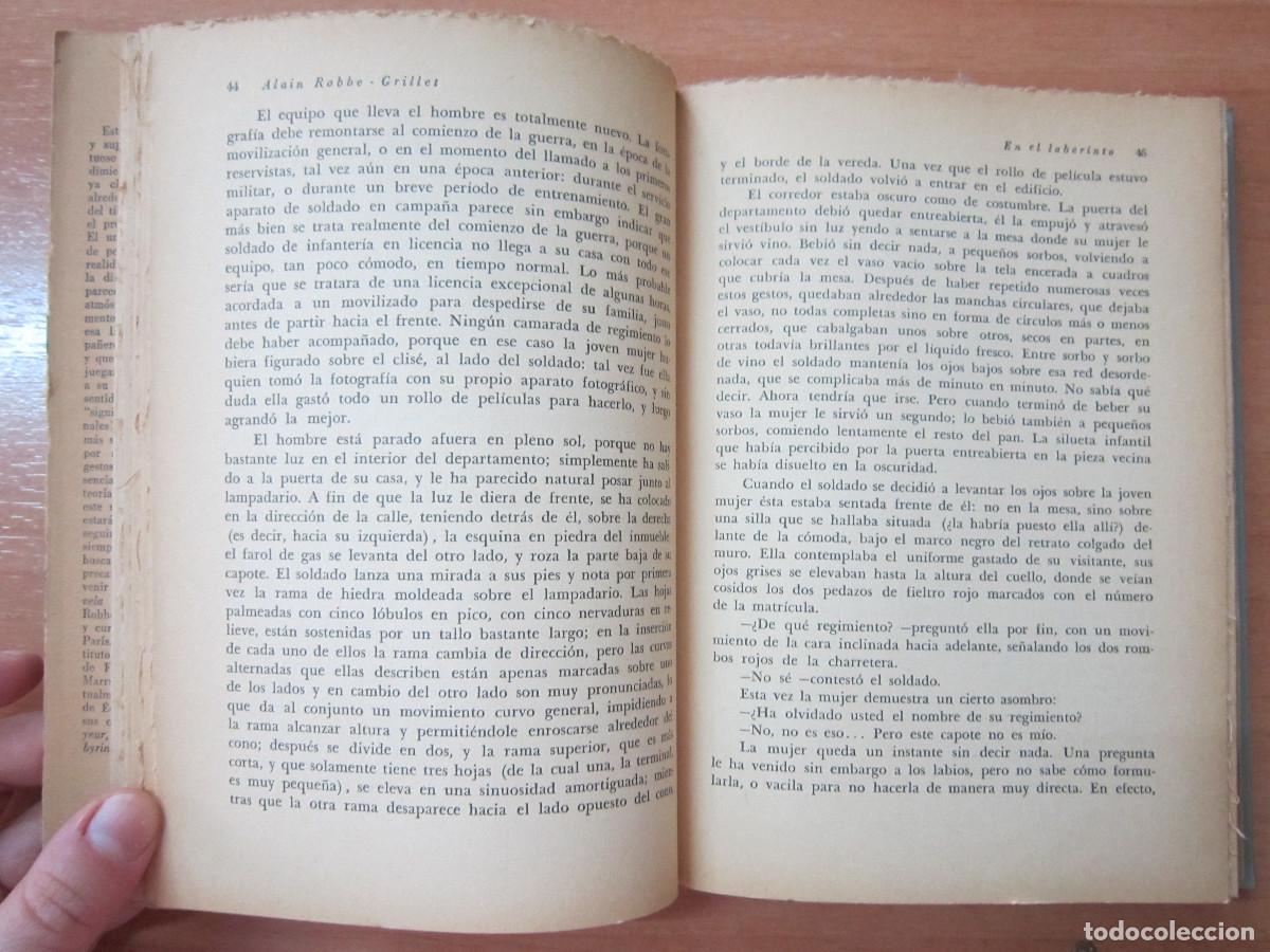 Libros de segunda mano: En el Laberinto, De Alain Robbe- Grillet - Foto 3