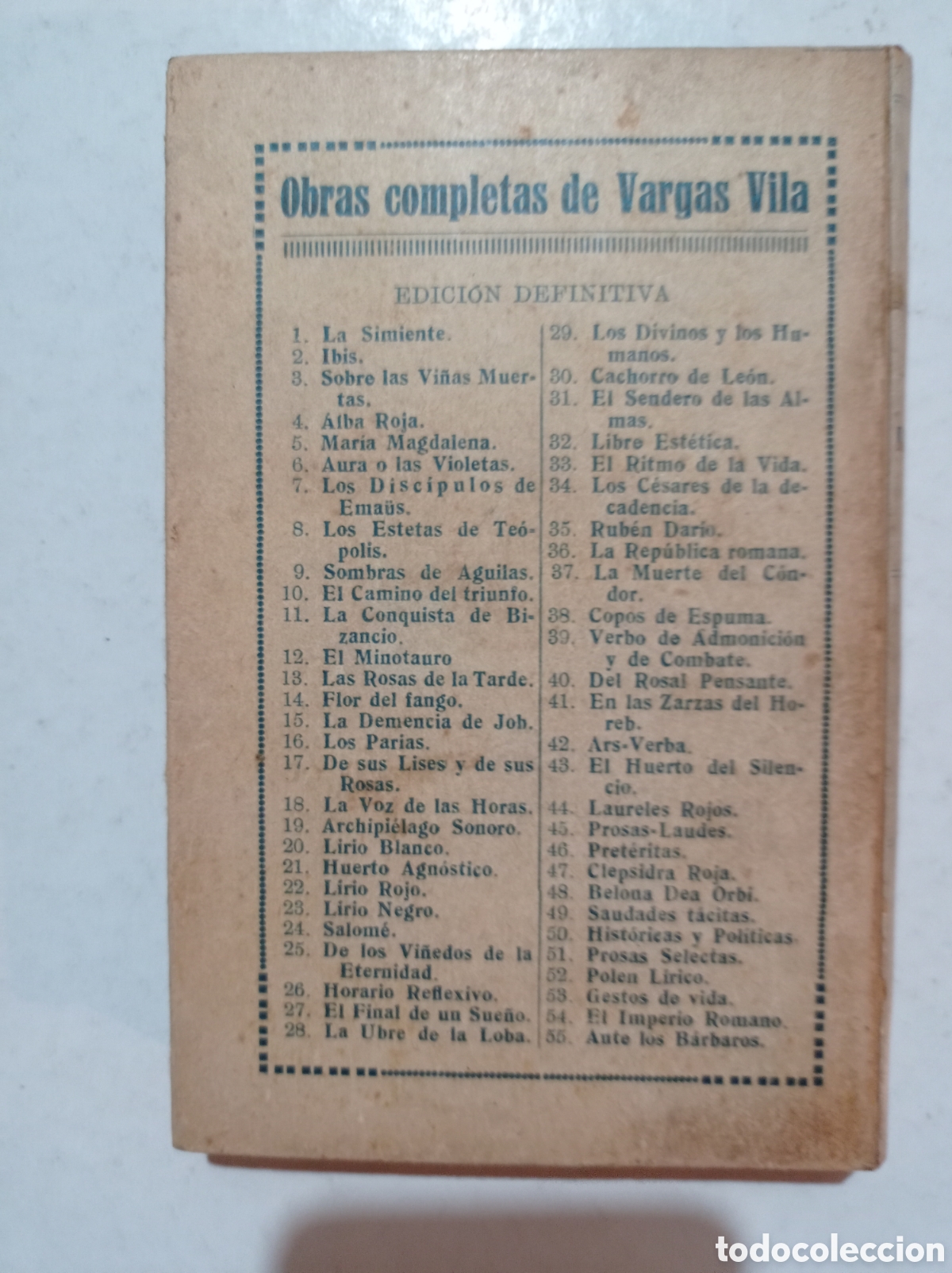 Libros de segunda mano: La simiente. Vargas Vila. - Foto 2