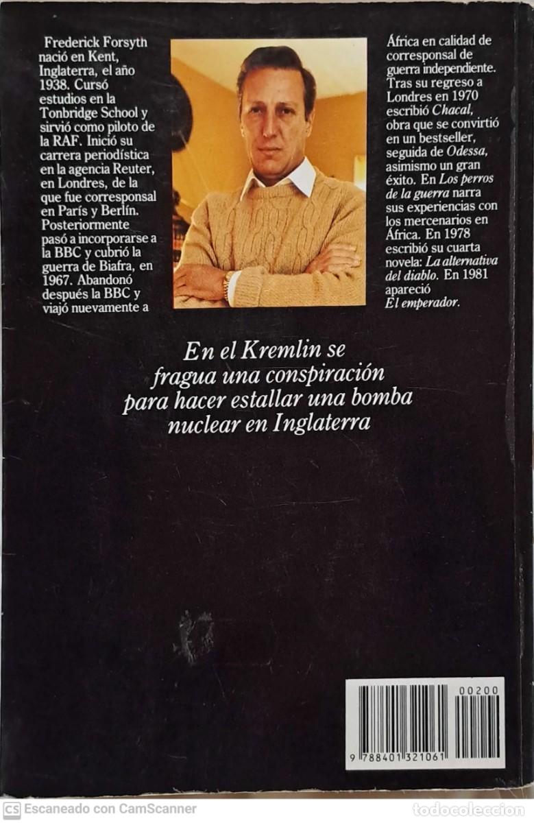 Libros de segunda mano: El cuarto protocolo - Frederick Forsyth - Foto 2