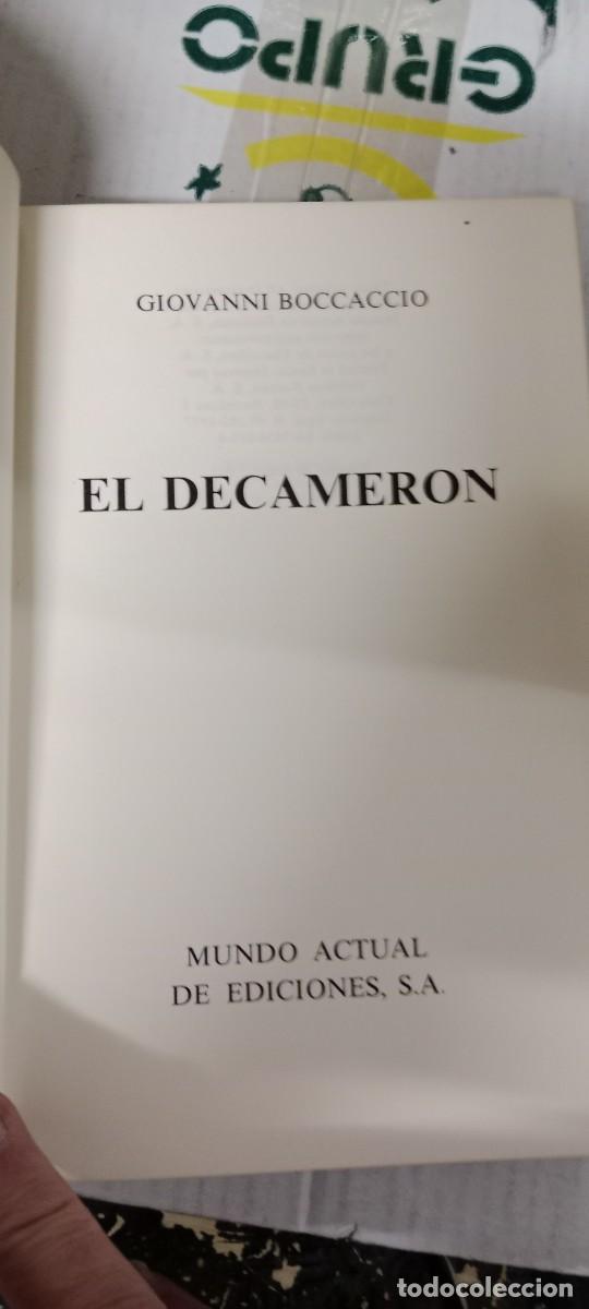 Libros de segunda mano: TOP-01 LIBRO El Decamer&oacute;n - Boccaccio, Giovanni - Foto 3