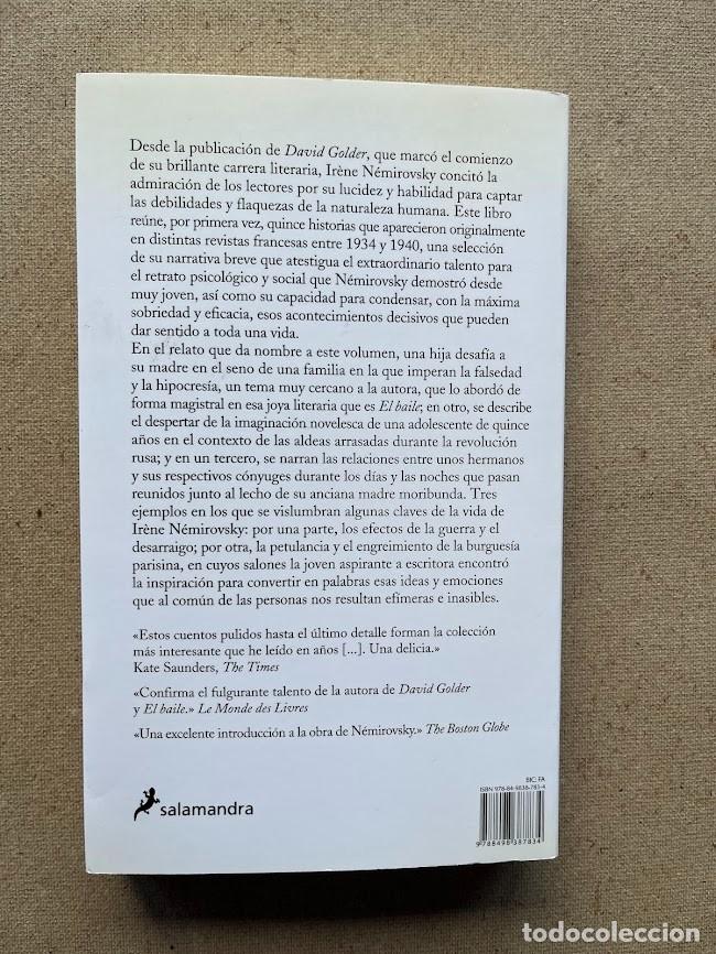 Libros de segunda mano: Domingo / Ir&egrave;ne N&eacute;mirovsky / Narrativa Salamandra / - Foto 2