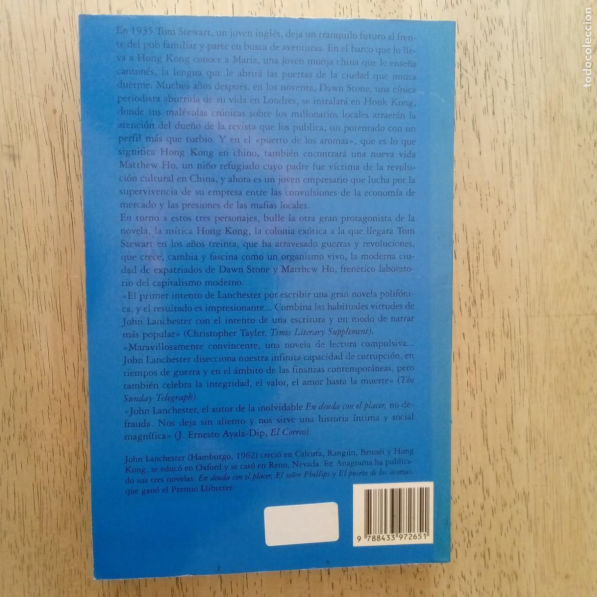 Libros de segunda mano: El puerto de los aromas. John Lanchester - Foto 2