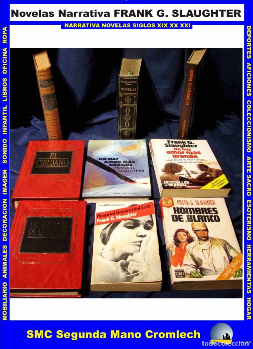 Libros de segunda mano: 9 Novelas FRANK G. SLAUGHTER - Foto 1