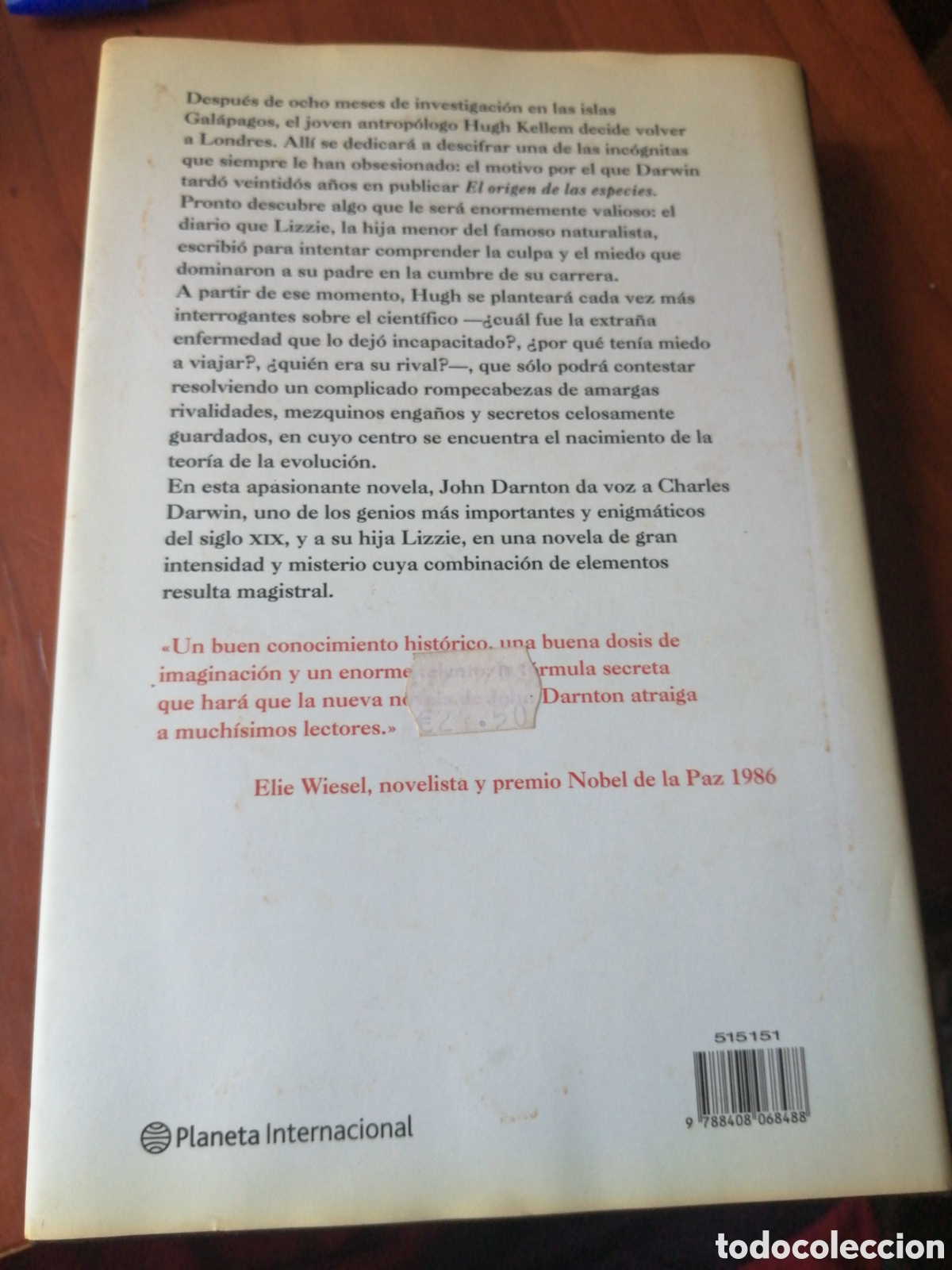 Libros de segunda mano: LIBRO EL SECRETO DE DARWIN John Darnton - Foto 2