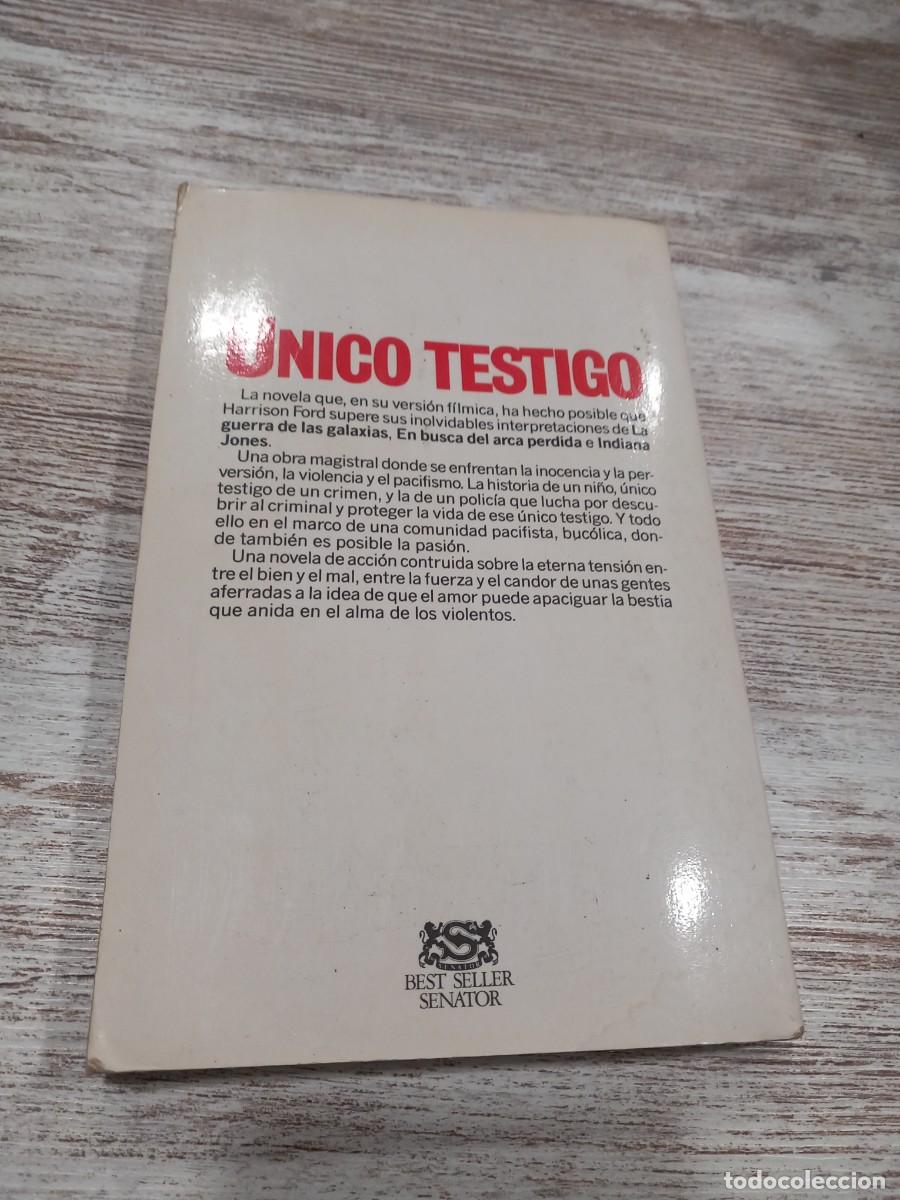 Libros de segunda mano: Libro &Uacute;nico testigo | W Kelley | 1986 - Foto 2