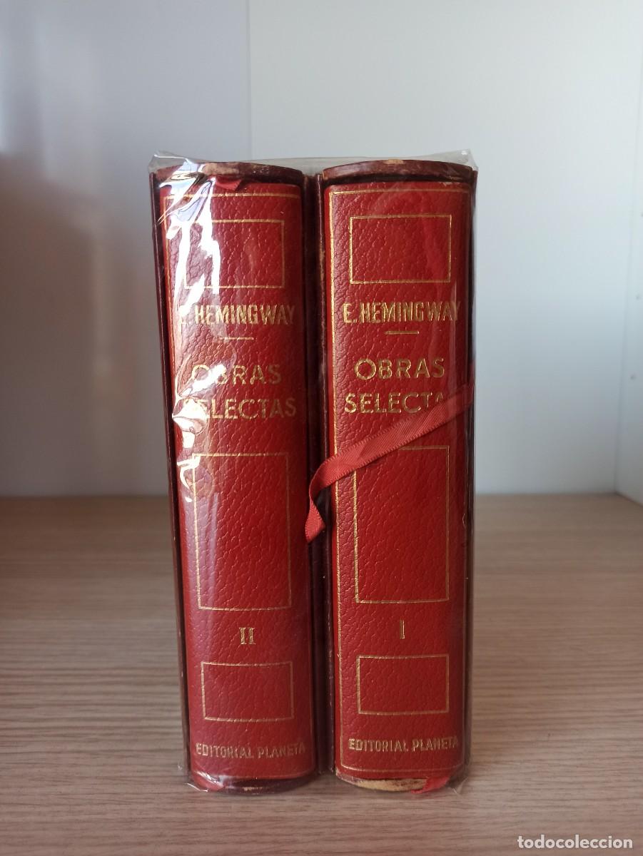 Libros de segunda mano: OBRAS SELECTAS - E. HEMINGWAY (Ed. Planeta) N&ordm; I y II - Foto 1