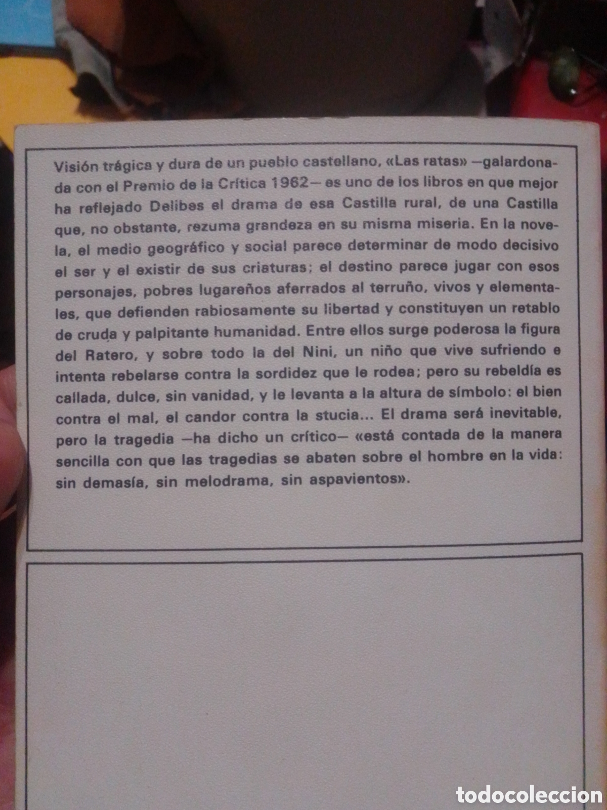 Libros de segunda mano: Las ratas Miguel Delibes - Foto 2
