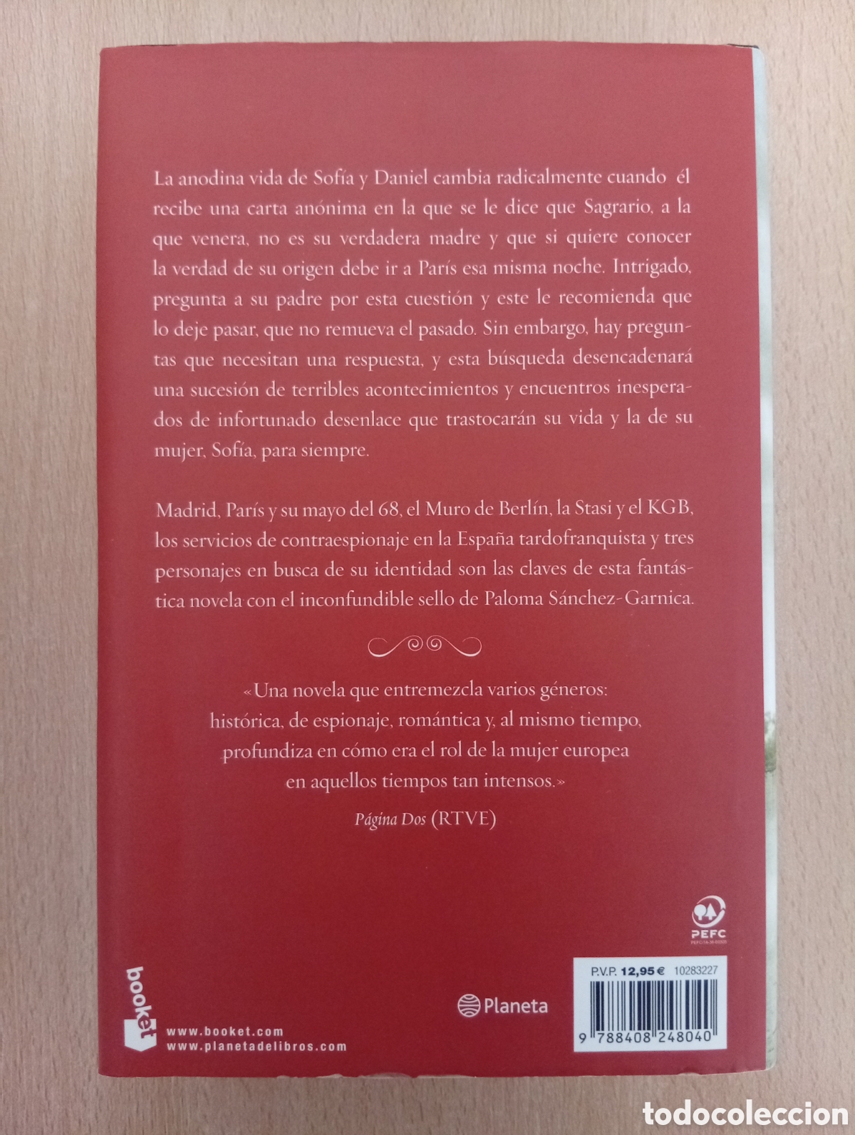 Libros de segunda mano: LA SOSPECHA DE SOF&Iacute;A. Paloma S&aacute;nchez-Garnica - Foto 2