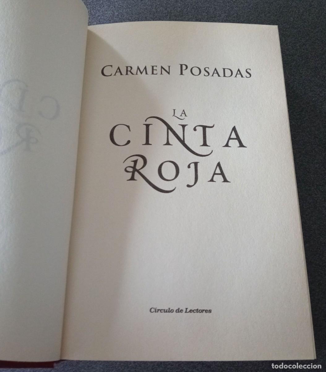 Libros de segunda mano: La Cinta Roja Carmen Posadas - Foto 3
