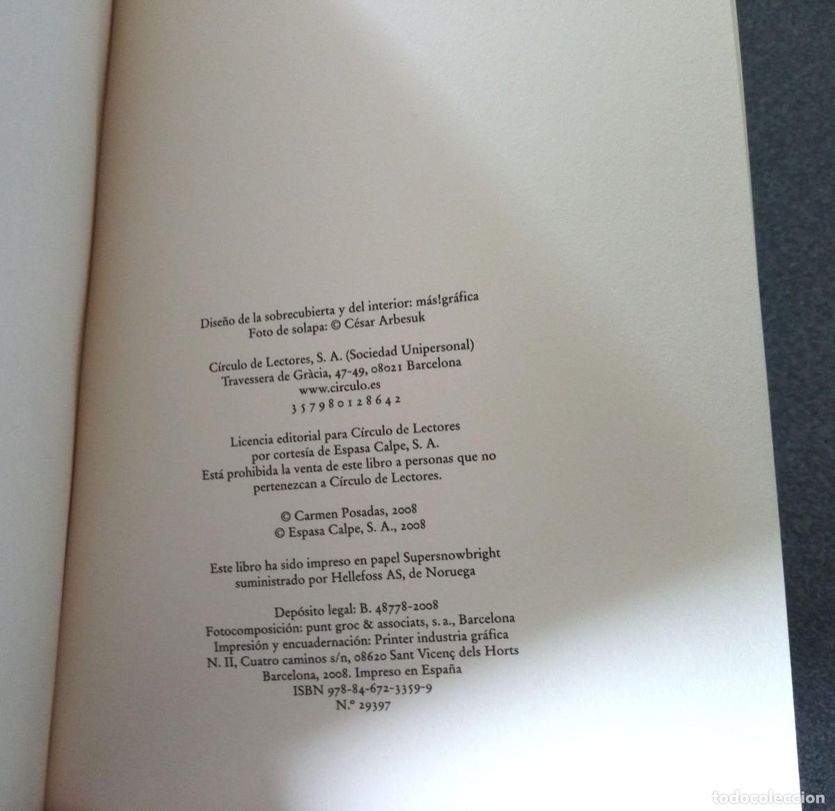 Libros de segunda mano: La Cinta Roja Carmen Posadas - Foto 7