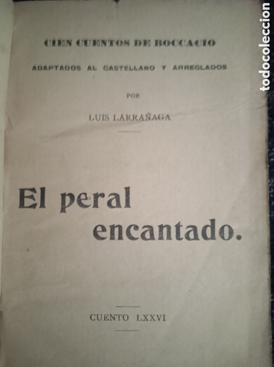 Libros de segunda mano: CIEN CUENTOS DE BOCCACIO - EL PERAL ENCANTADO - Foto 2