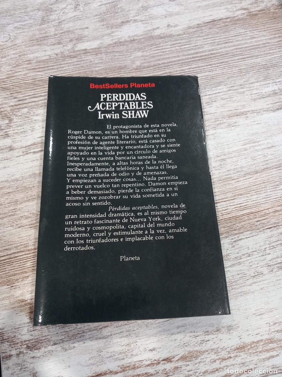Libros de segunda mano: Libro Perdidas aceptables | Irwin Shaw | 1982 | - Foto 2