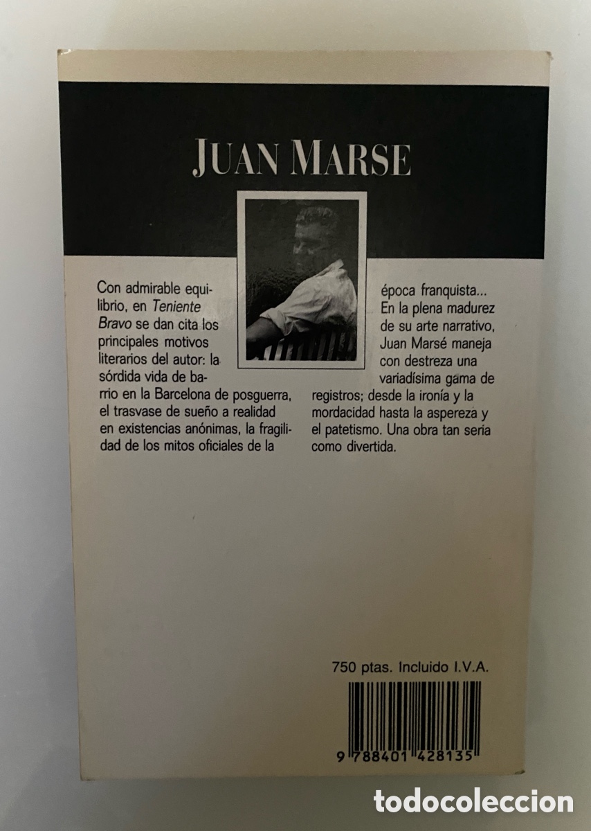 Libros de segunda mano: Teniente Bravo - MARS&Eacute;, Juan - Foto 2