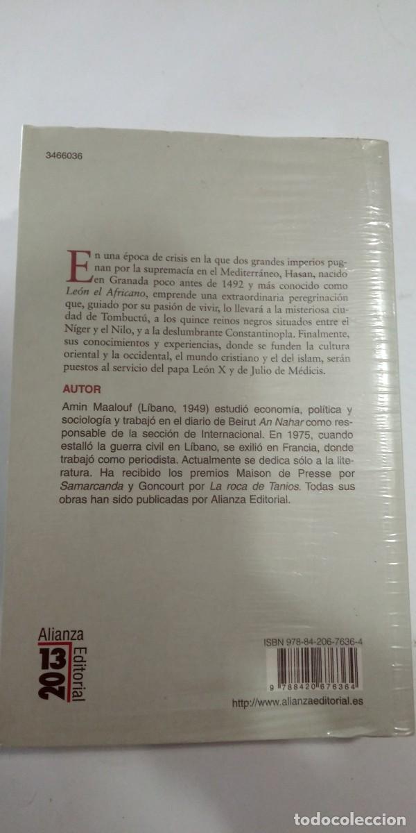 Libros de segunda mano: Le&oacute;n el Afticano Amin Maalouf - Foto 2