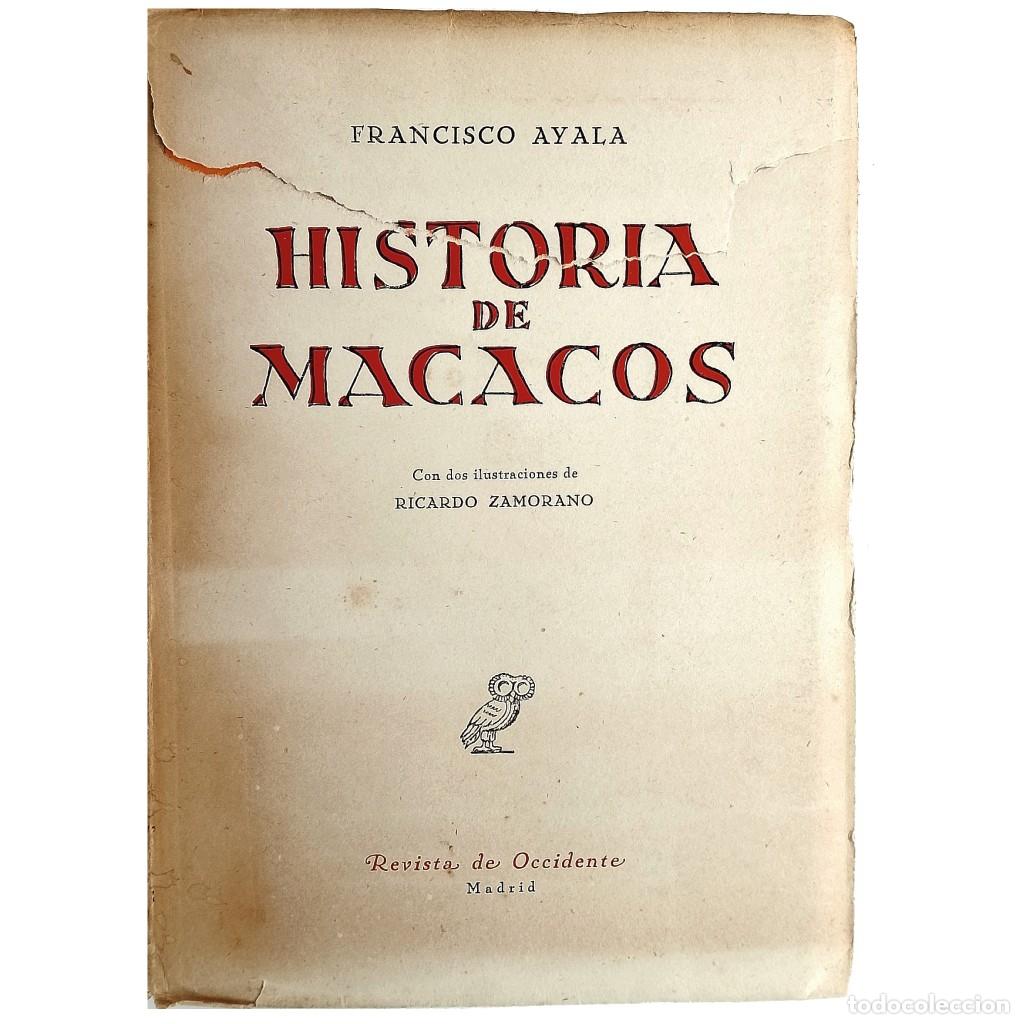 Libros de segunda mano: HISTORIA DE MACACOS. Ayala, Francisco - Foto 1