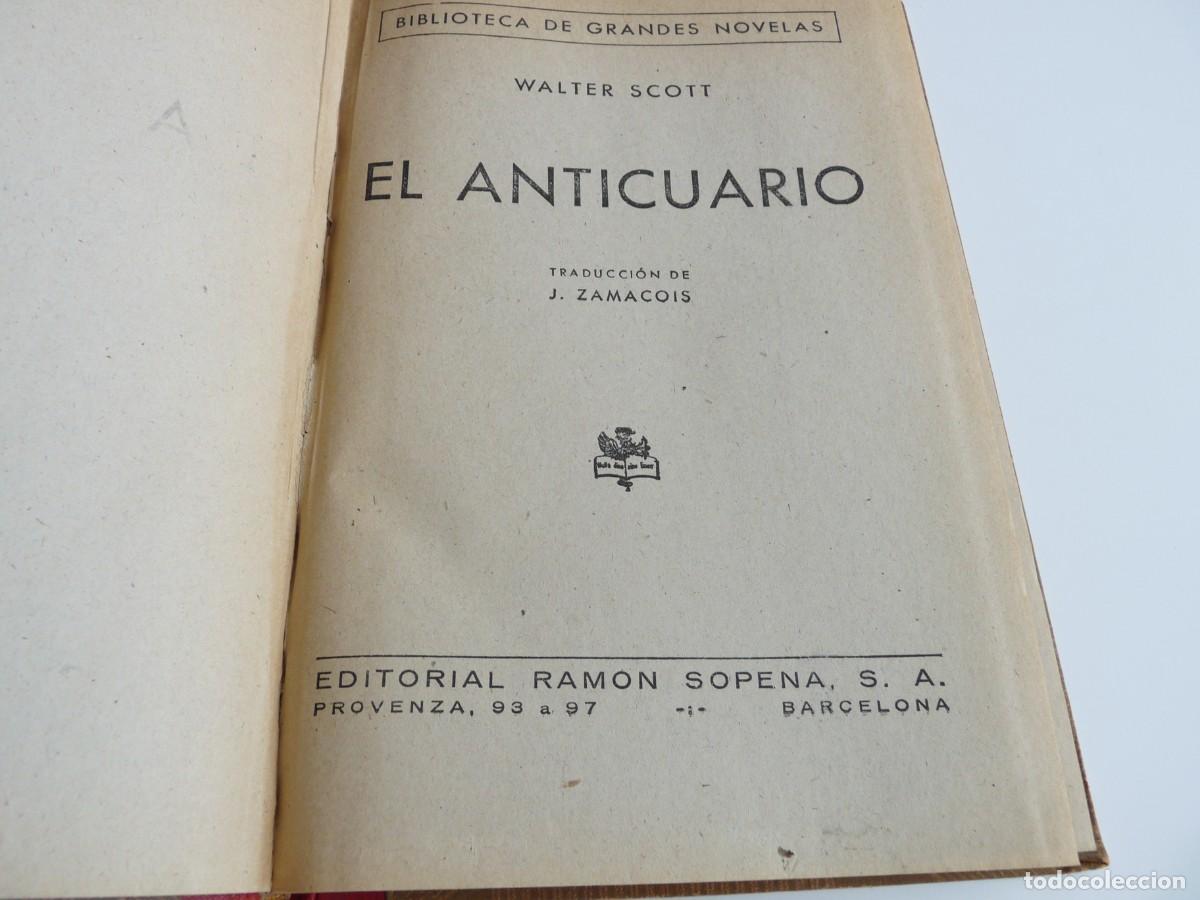 Libros de segunda mano: El Anticuario Walter Scott - Foto 7