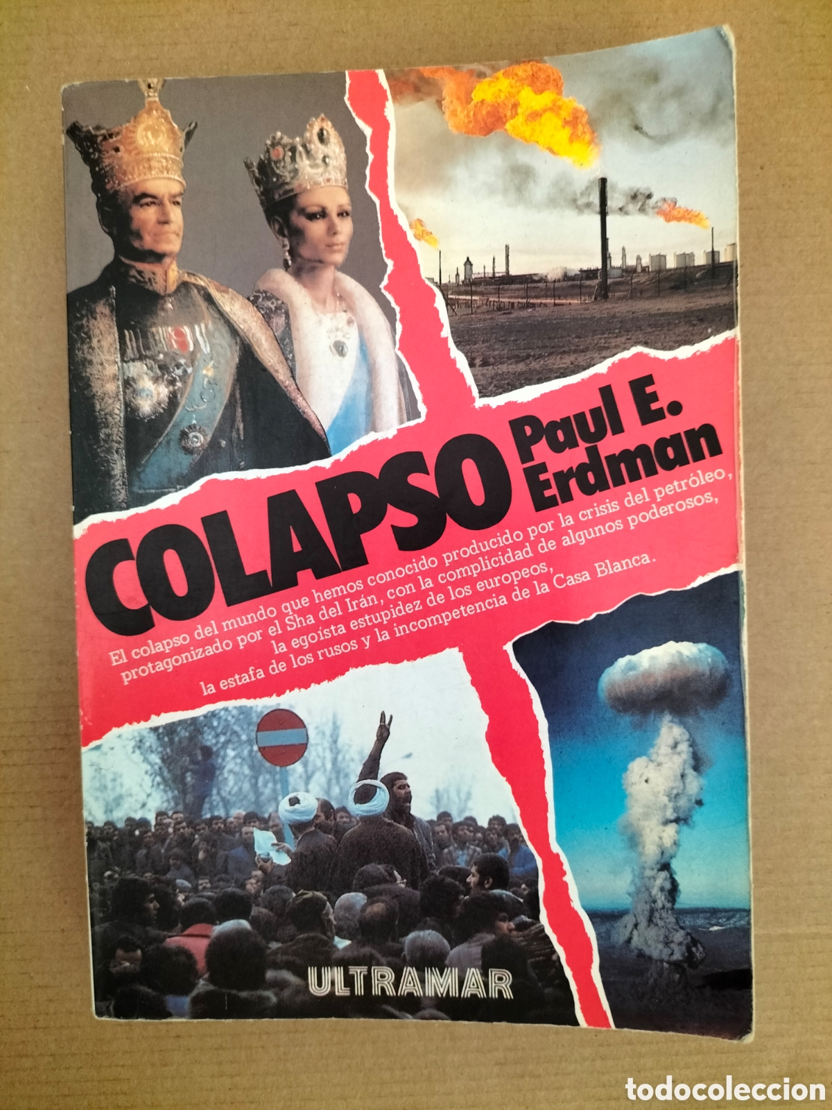Libros de segunda mano: Colapso. Paul E Erdman. Ultramar editores, 1980. Libro - Foto 1
