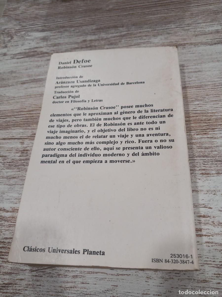 Libros de segunda mano: Libro Robinson Crusoe | Daniel Defoe | 1981 | - Foto 2