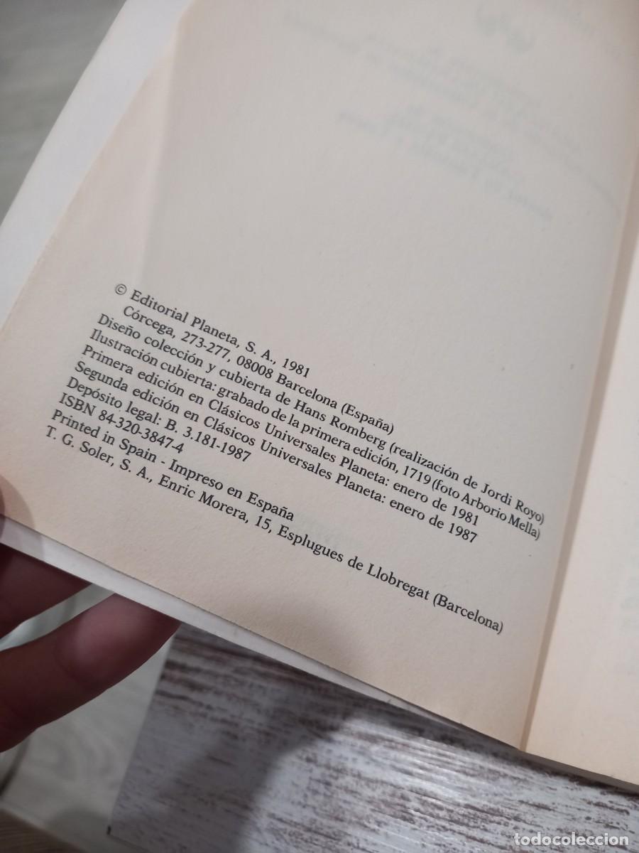 Libros de segunda mano: Libro Robinson Crusoe | Daniel Defoe | 1981 | - Foto 3