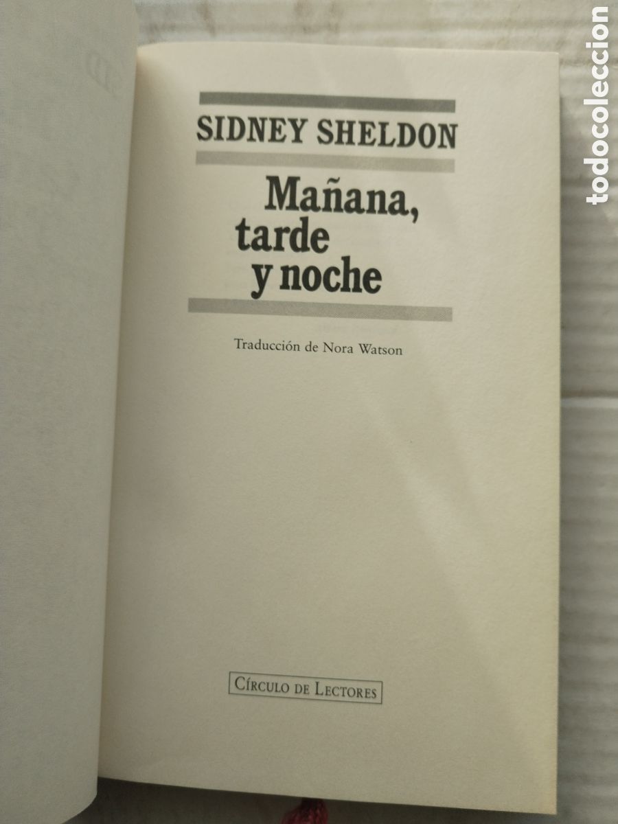 Libros de segunda mano: MA&Ntilde;ANA TARDE Y NOCHE/SIDNEY SHELDON - Foto 2