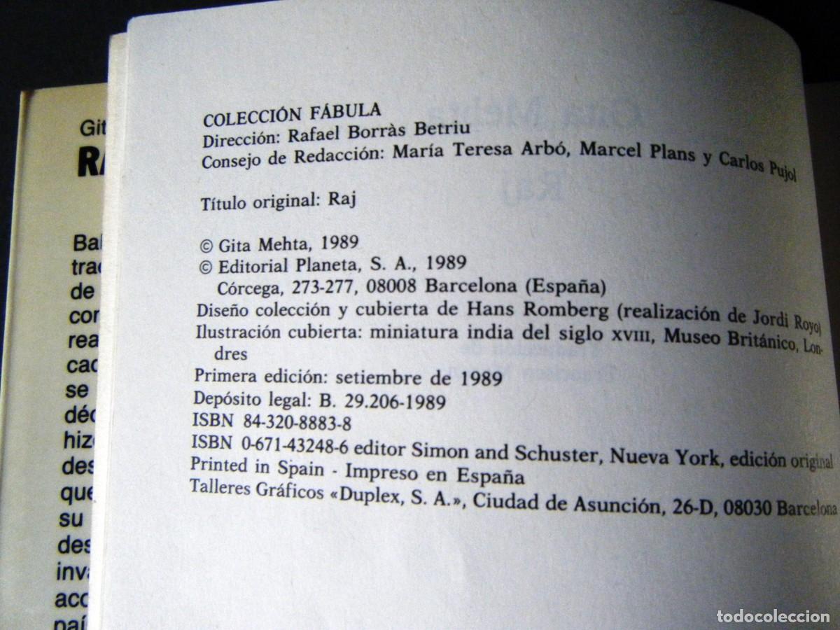 Libros de segunda mano: Libro de Gita Metha - RAJ - Foto 3