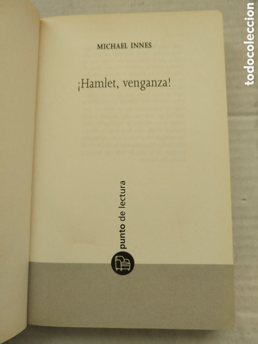 Libros de segunda mano: HAMLET VENGANZA/MICHAEL INNES - Foto 2