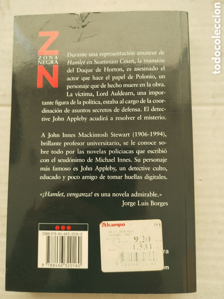 Libros de segunda mano: HAMLET VENGANZA/MICHAEL INNES - Foto 3