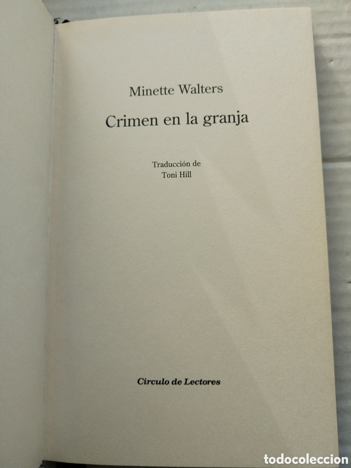 Libros de segunda mano: CRIMEN EN LA GRANJA/MINETTE WALTERS - Foto 3