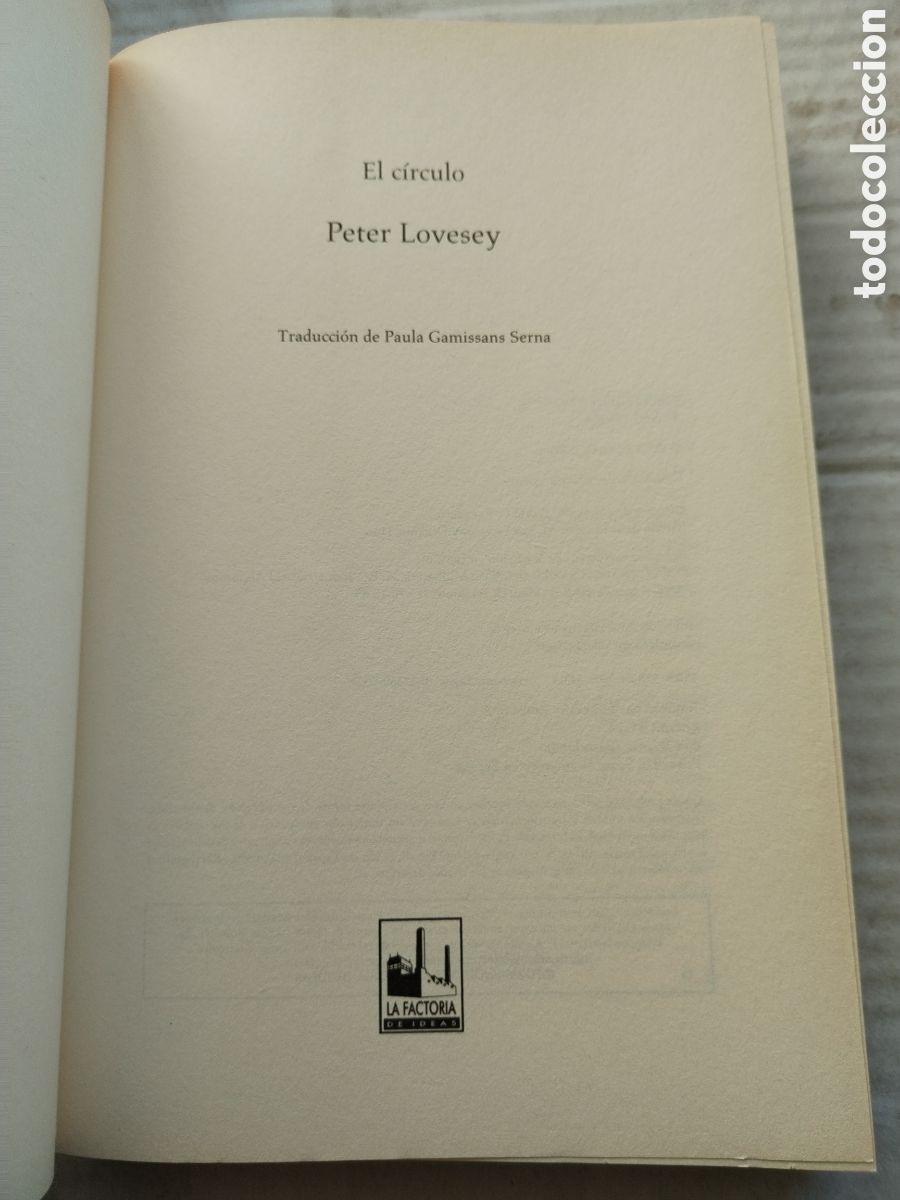 Libros de segunda mano: EL CIRCULO/PETER LOVESEY - Foto 2