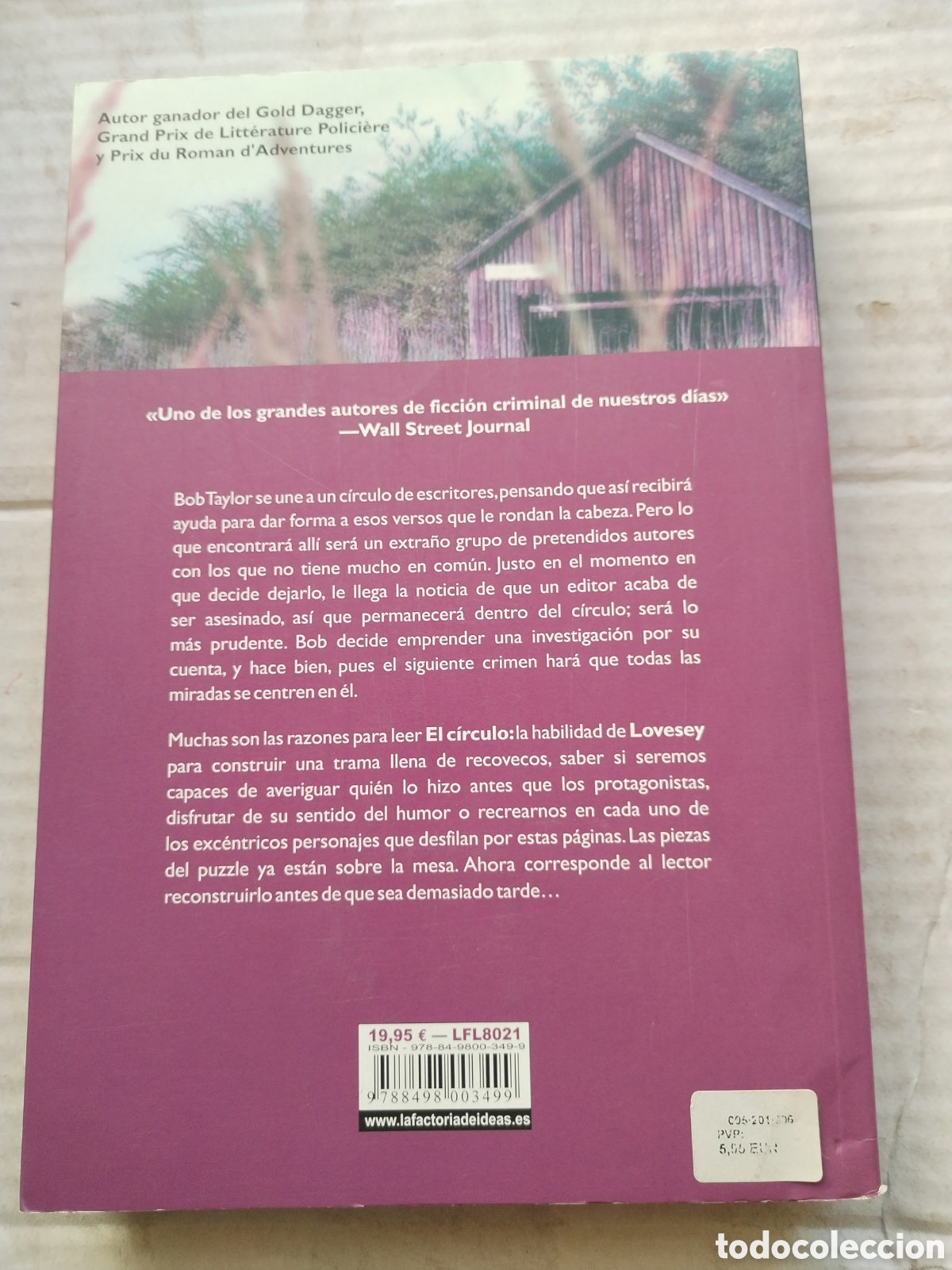 Libros de segunda mano: EL CIRCULO/PETER LOVESEY - Foto 3